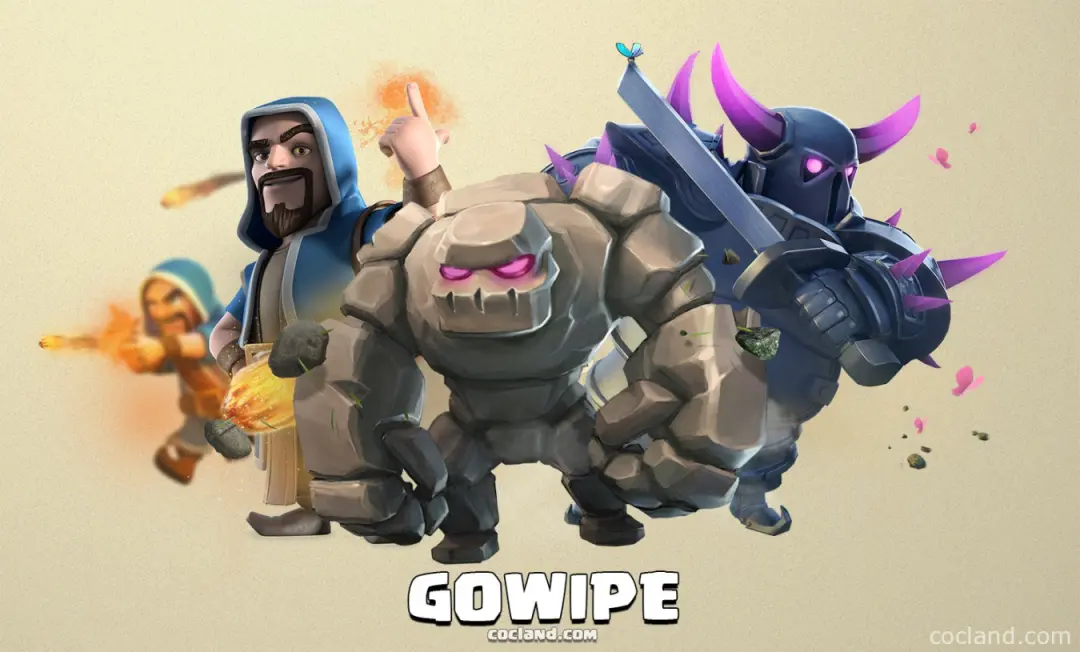 Strategi CoC GoWiPe Ampuh untuk Menang di Clan War TH8