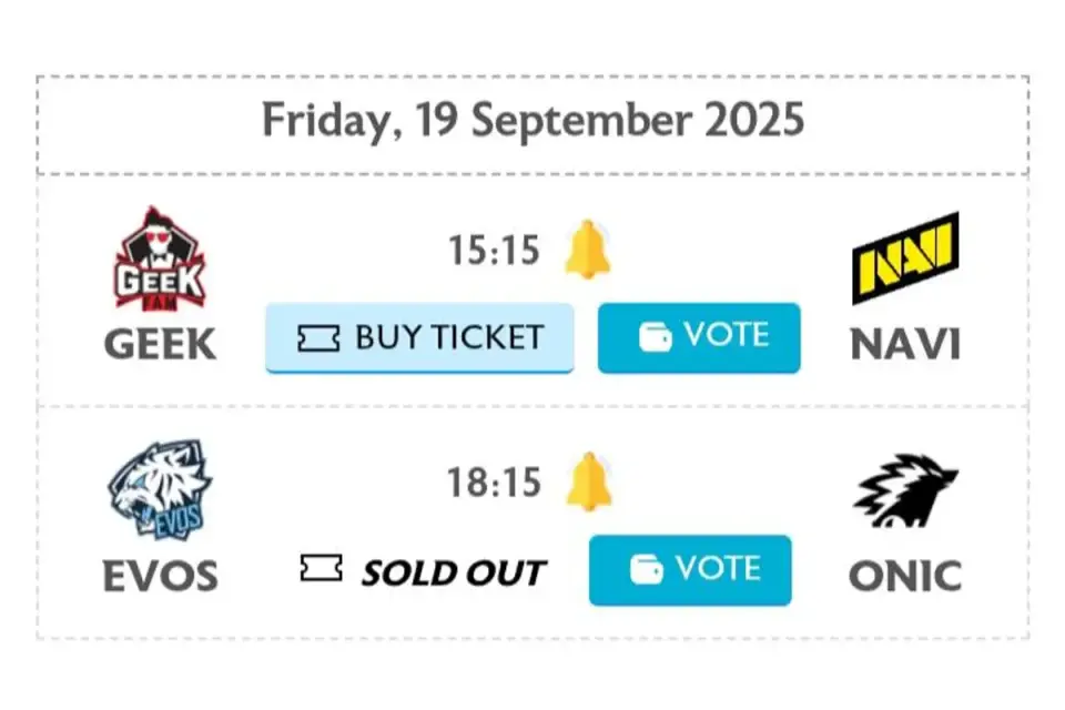 Jadwal MPL Week 5 MPL ID S16 Pertandingan Panas EVOS ONIC