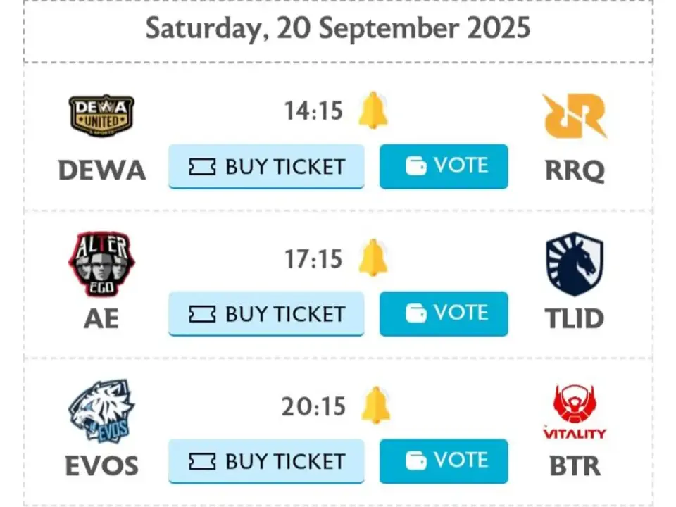 Jadwal MPL Week 5 MPL ID S16 Pertandingan Panas EVOS ONIC
